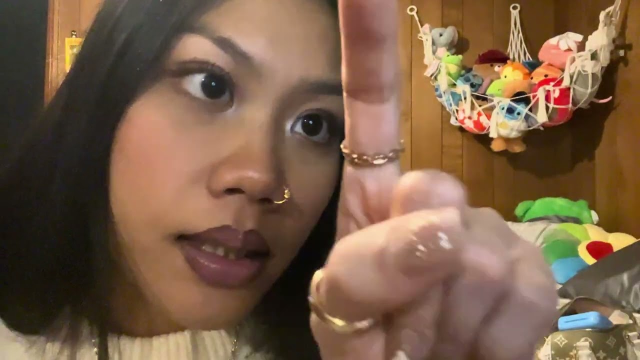 Fast and aggressive ASMR follow my finger 👉✨(hand sounds, visuals, mouth sounds)