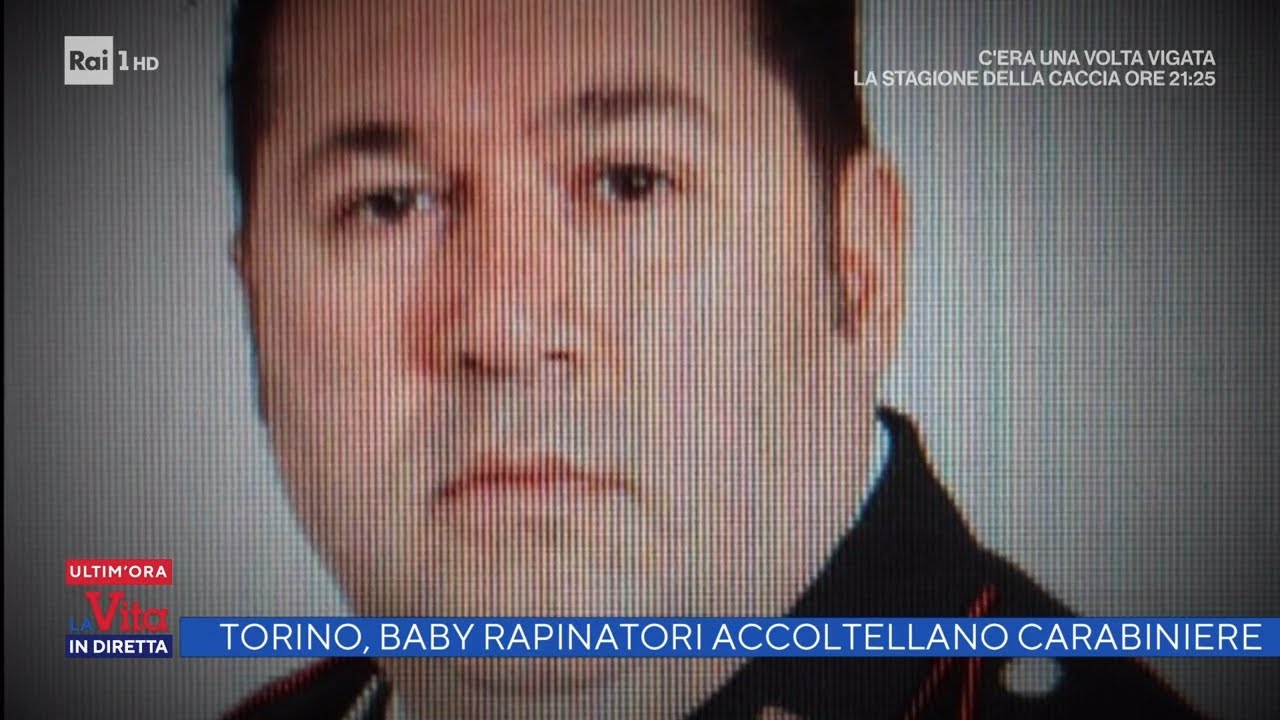 Torino, baby rapinatori accoltellano un carabiniere - La vita in diretta 30/11/2021