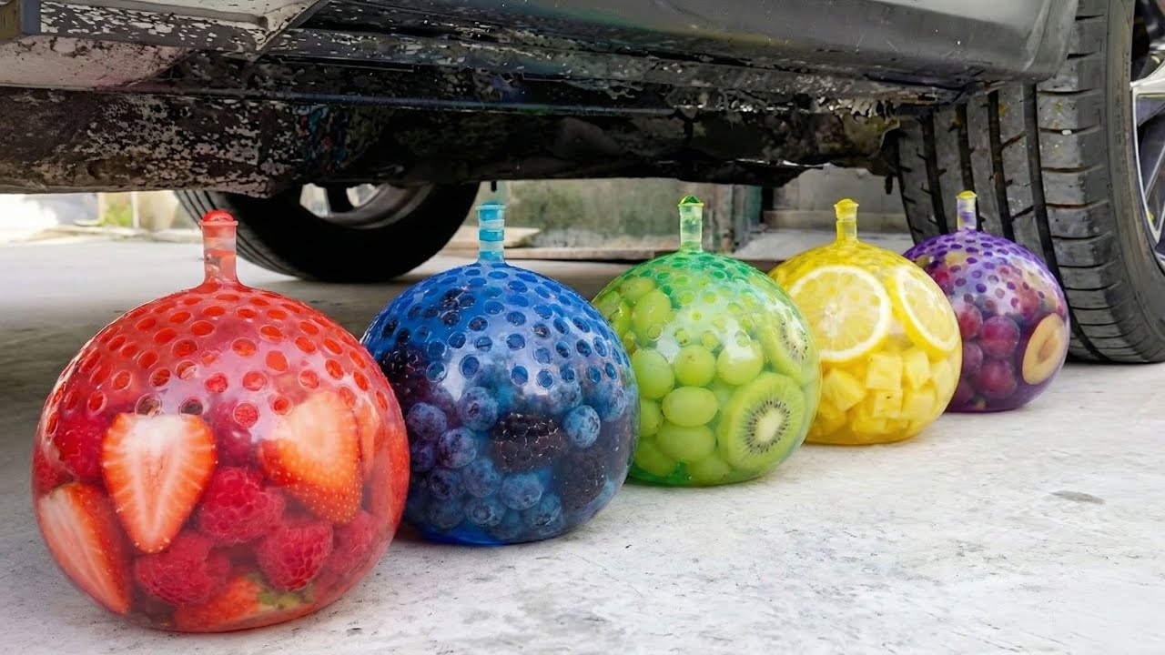 Funny Crushing Experiment Giant Orbeez Balloons vs Car 💦 Crushing Crunchy & Soft Things with Car!