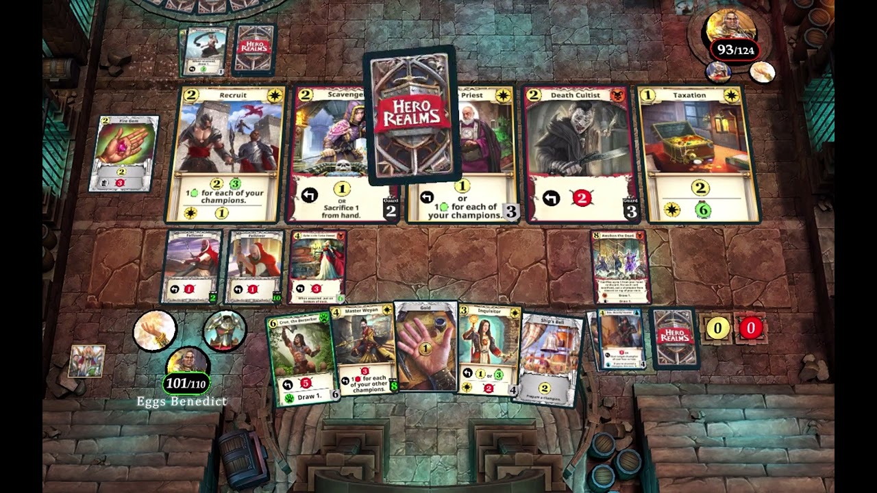 Hero Realms - Double health cleric mirror