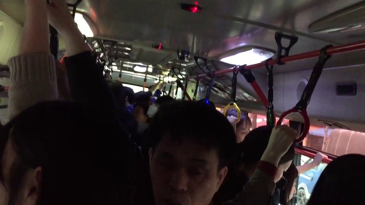 20 Second Korea: Crowded Bus (버스에 사람이 너무 많다)