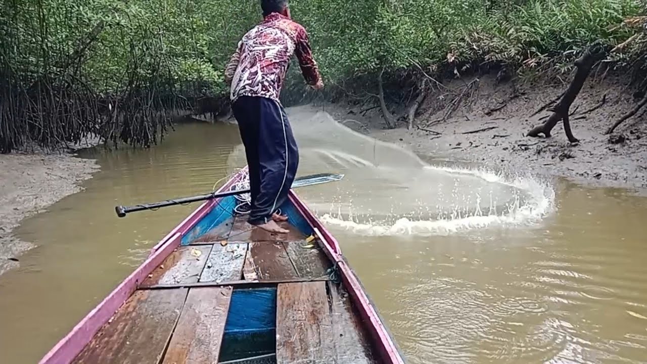 MENCARI REJEKI DI MUARA, HABIS MENJALA CARI UMPAN LANJUT MANCING