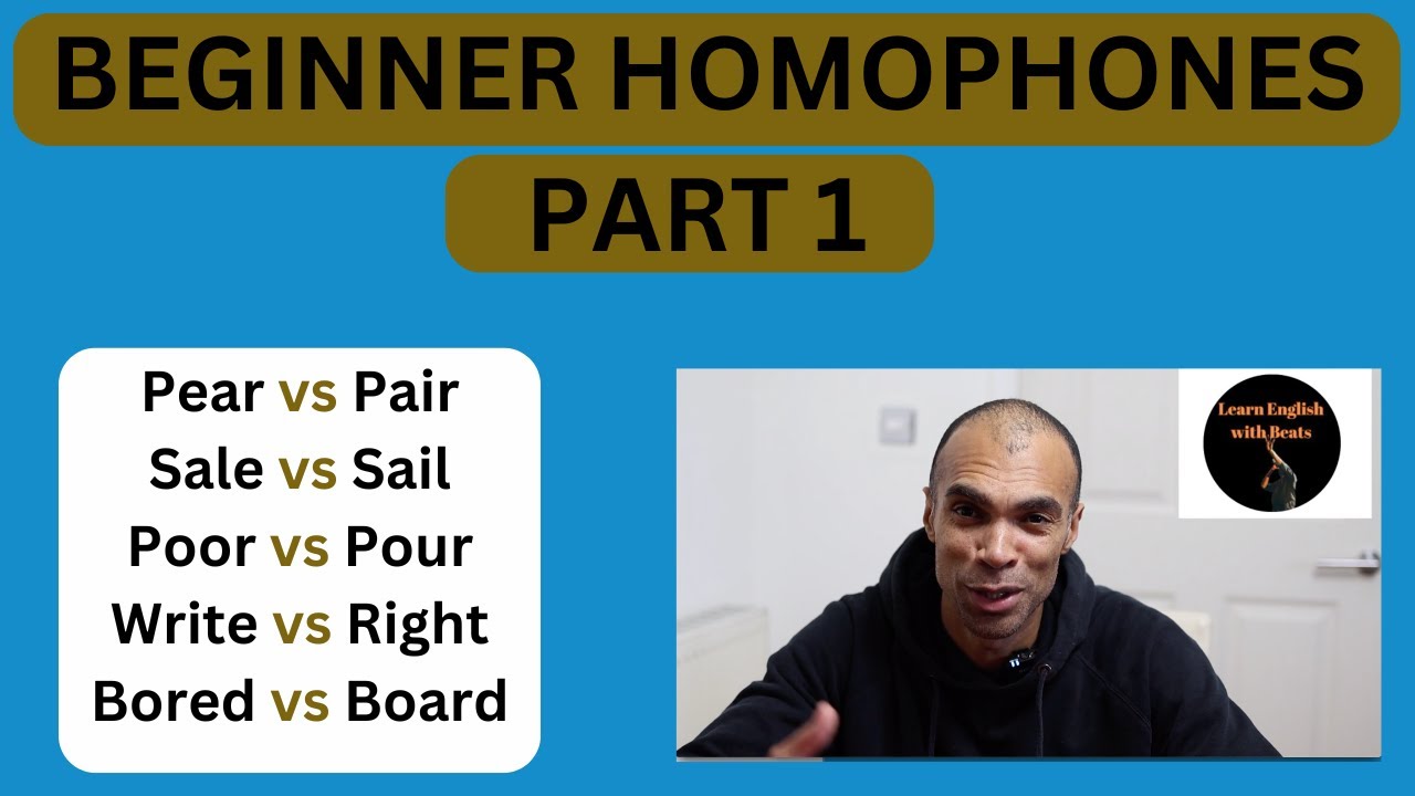 Beginner homophones part 1