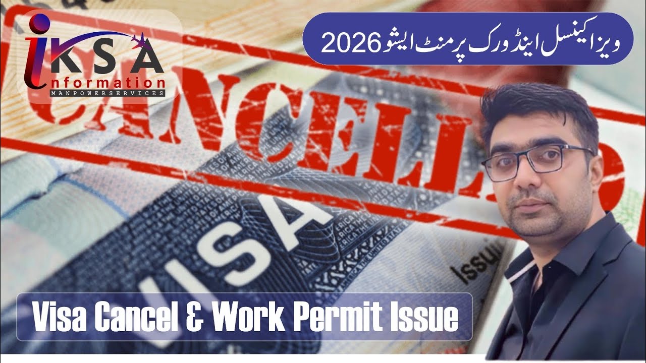 Visas cancelled and work permits new update @InformationKSA 