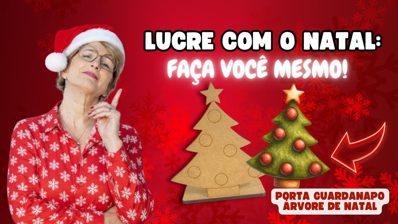 🎨Porta-Guardanapo de Natal em MDF | Artesanato para Vender Muito! + Sorteio para membros 🐈