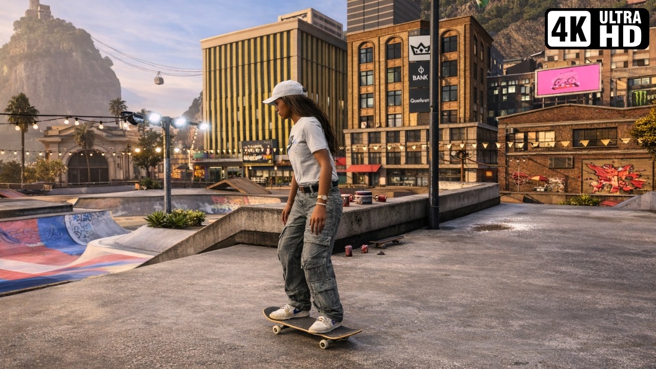 Rayssa Leal Gameplay | Tony Hawk's Pro Skater 3+4 (PC Ultra 4K UHD)