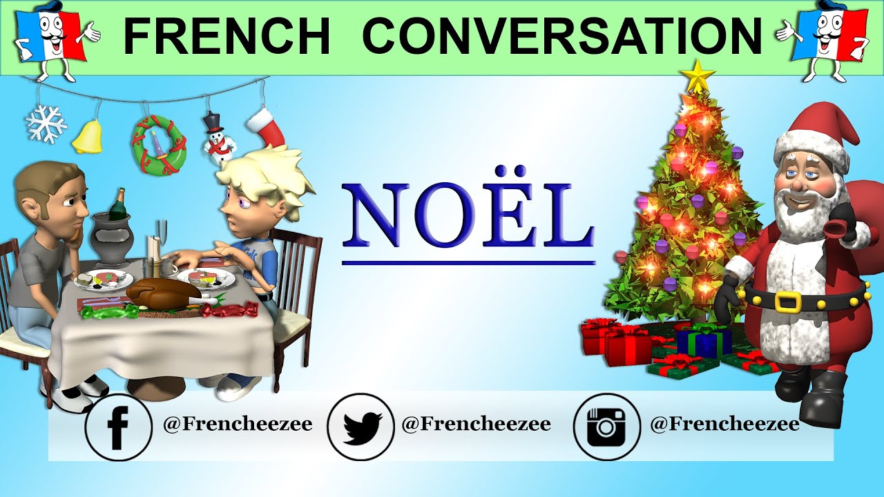 Learn French - Christmas Conversation / Dialogue - Noël
