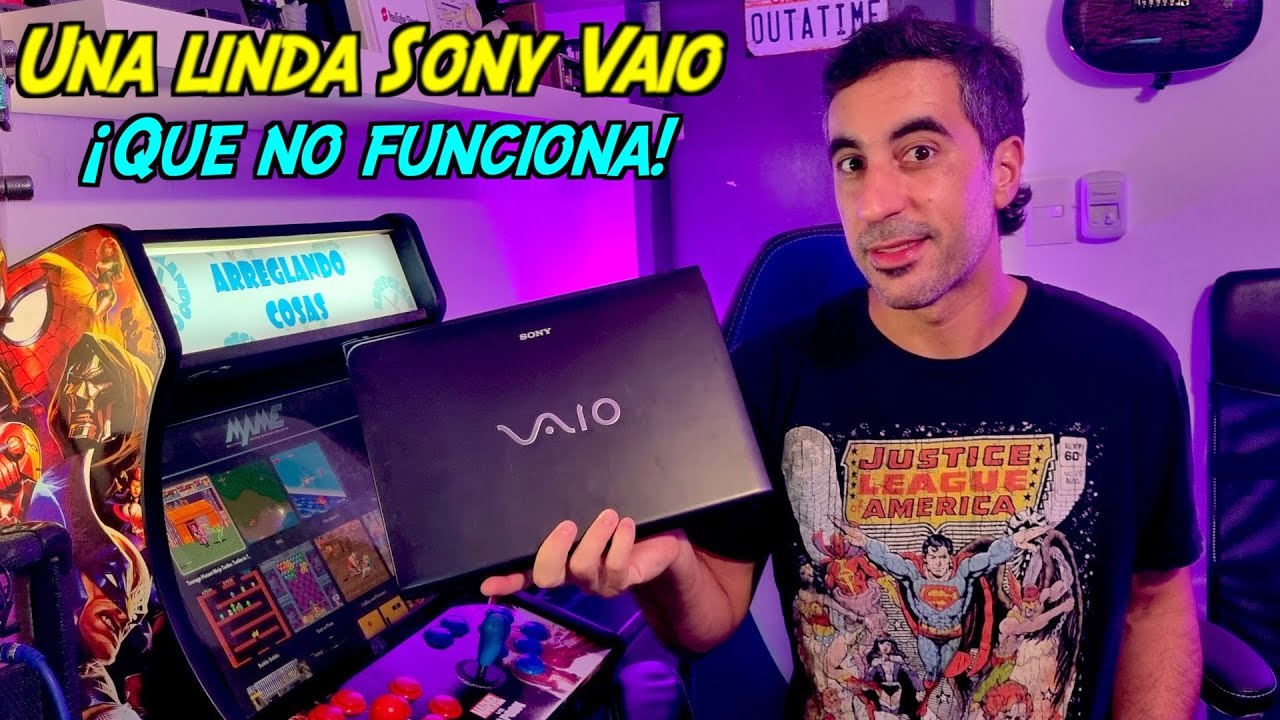 Una linda notebook SONY VAIO que no funciona... ¿Tendremos suerte?