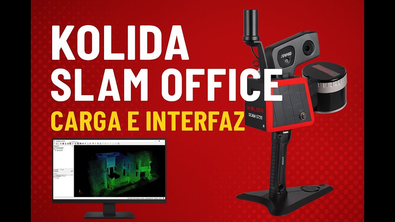 Cómo Cargar Datos en Kolida SLAM Office y Conocer la Interfaz - Postproceso Cap 1