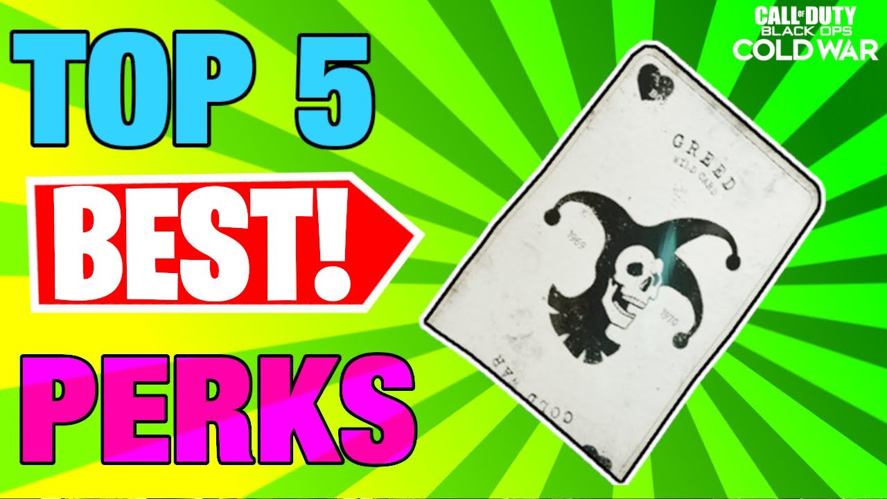 COD Black Ops Cold War- Top 5 Perks Tier List! Tips N Tricks