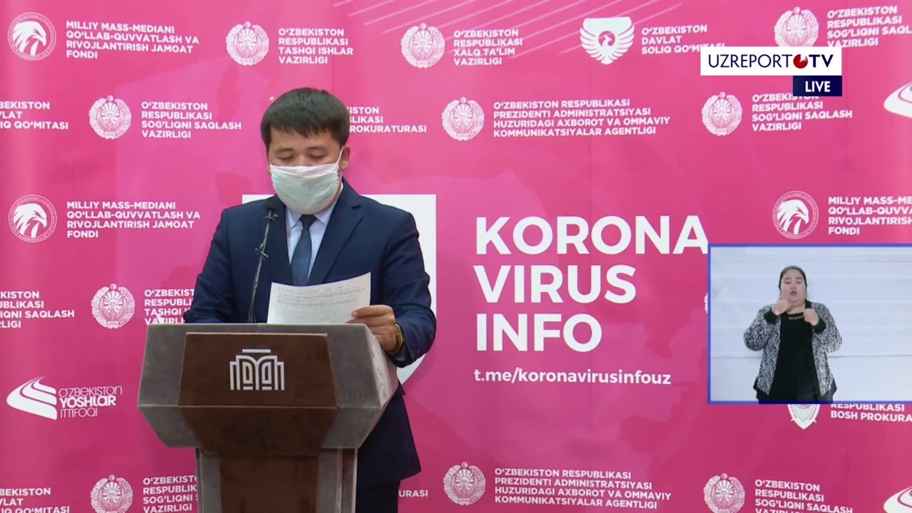 Jismoniy tarbiya va sport vazirligi Matbuot xizmati boshlig‘i Otabek Eshmamatov ishtirokida brifing