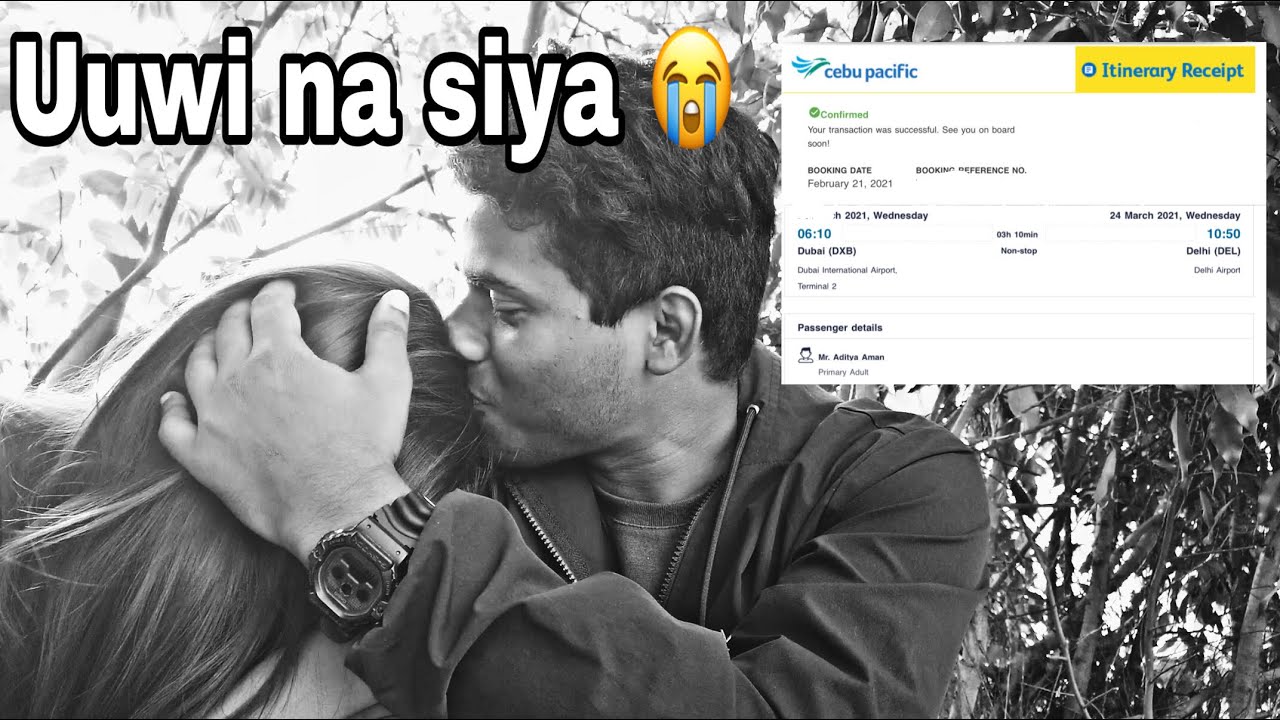 AALIS NA SIYA 😭 NAG AWAY PA | BOOK WITH US MNL-DXB-DELHI | FILIPINA INDIAN VLOG