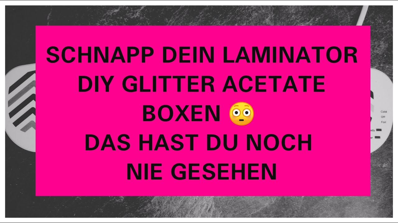 DIY GLITTER ACETATE | MACH DEINE EIGENE ACETAT BOX | UNGLAUBLICHE VERPACKUNGEN SELBER MACHEN