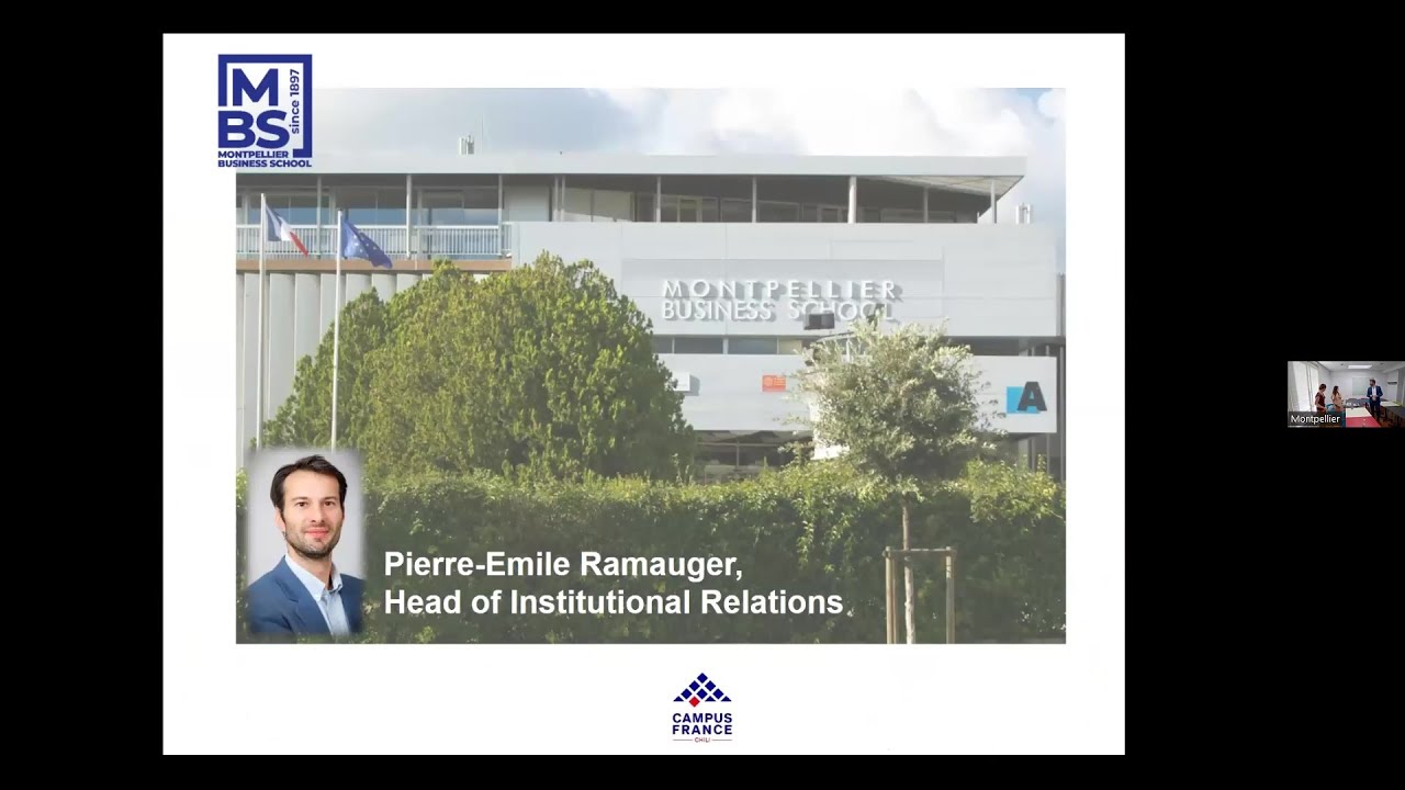 Webinario con Montpellier Business School
