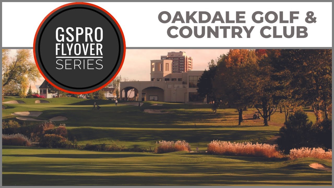 GSPro Course Oakdale Golf and Country Club Flyover