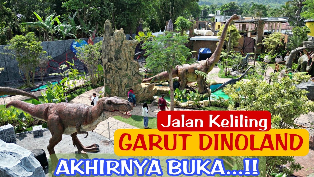 GARUT DINOLAND REVIEW & HARGA TIKET • WAHANA DINOSAURUS DEKET BANDUNG • WISATA TERBARU DI JAWA BARAT