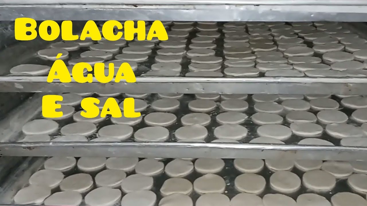 Como fazer bolacha de água e sal de padaria?