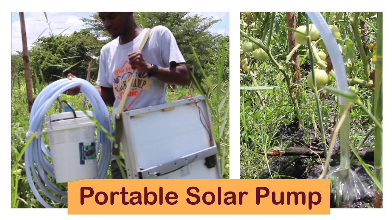 Affordable Portable Solar Pump for irrigation at small-scale farms