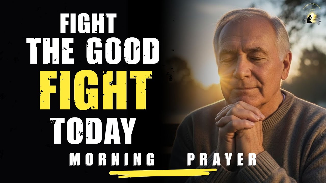 God, Help Me Stop Fighting People and Fight in Faith | Morning Prayer