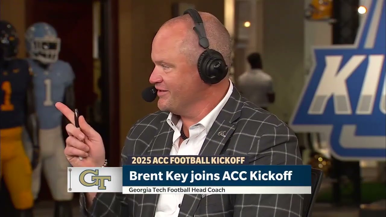 GT FB: HC Brent Key - 2025 ACC Kickoff (ACC Huddle)