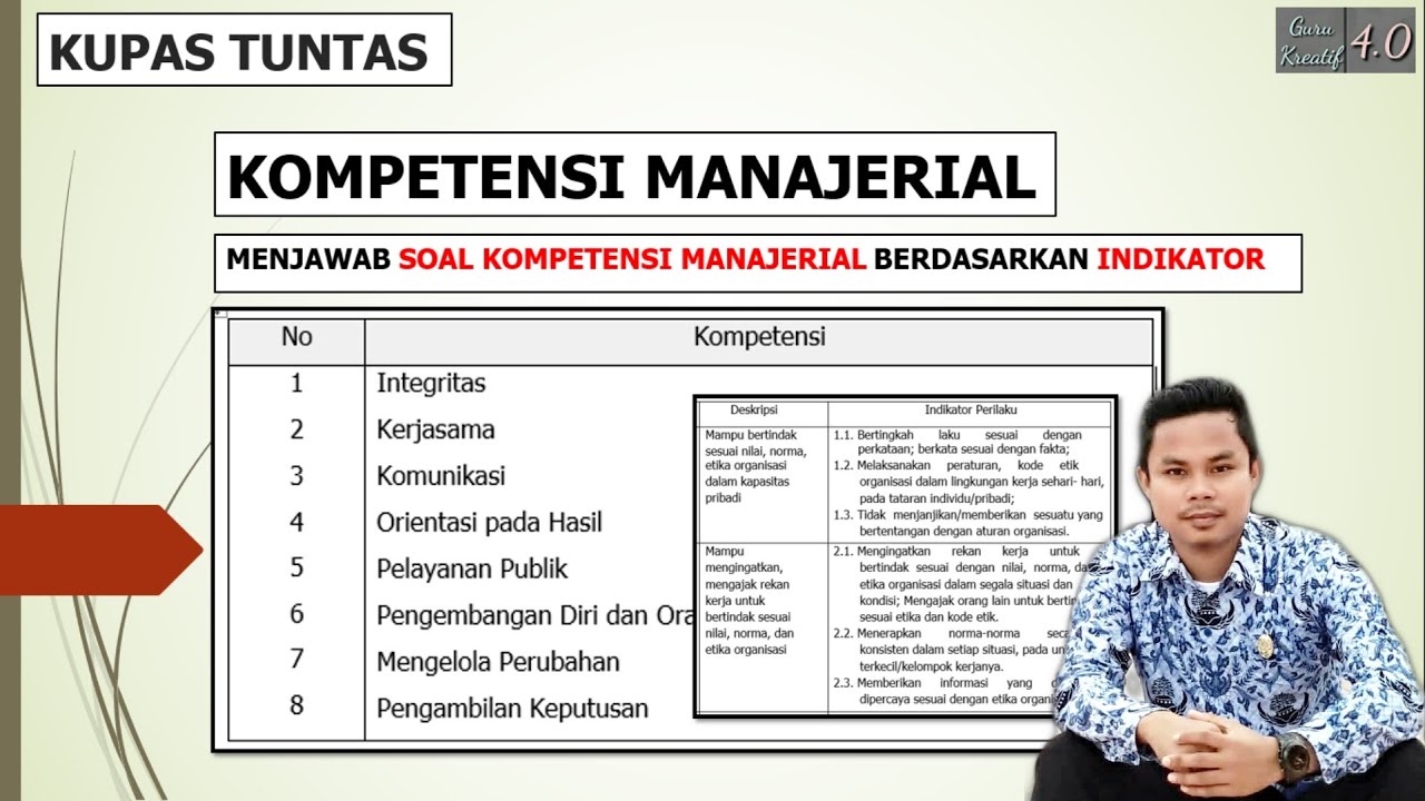 MATERI YANG PALING DITUNGGU PEMBAHASAN KOMPETENSI MANAJERIAL UNTUK SELEKSI PPPK 2021