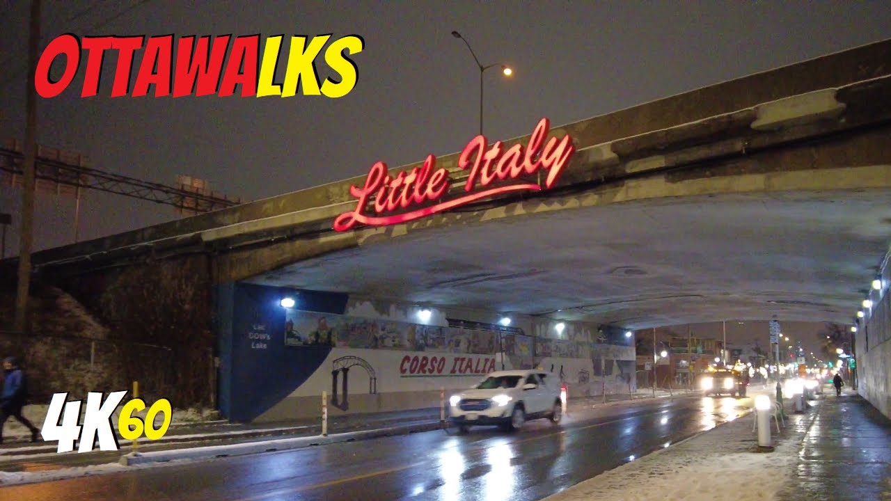 Little Italy Christmas Night Walk, Virtual Ottawa Walking Tour, December 20, 2020