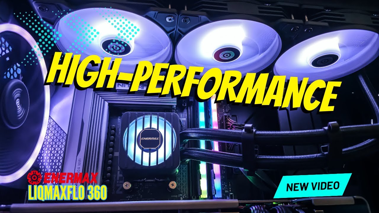 Система жидкостного охлажения AIO для AM5? Обзор ENERMAX LIQMAXFLO 360mm AIO.