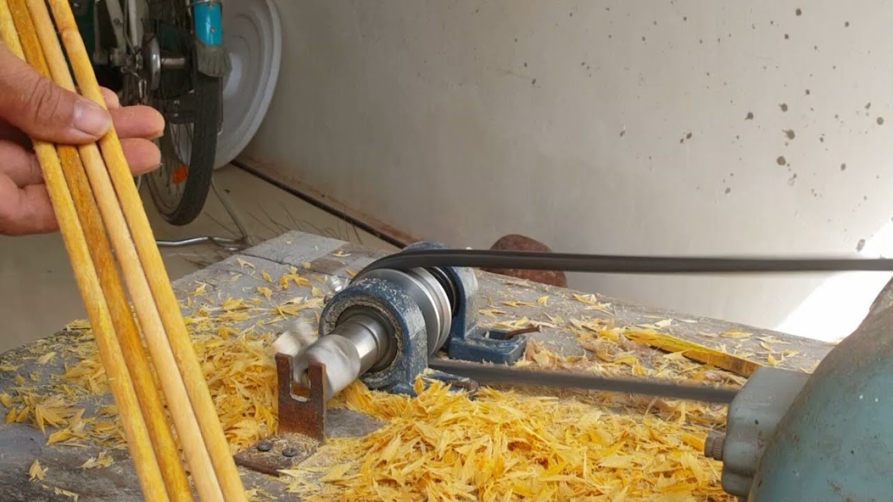cara membuat mesin dowel manual/mesin dowel sangkar burung,anak panah/mesin dowel murah