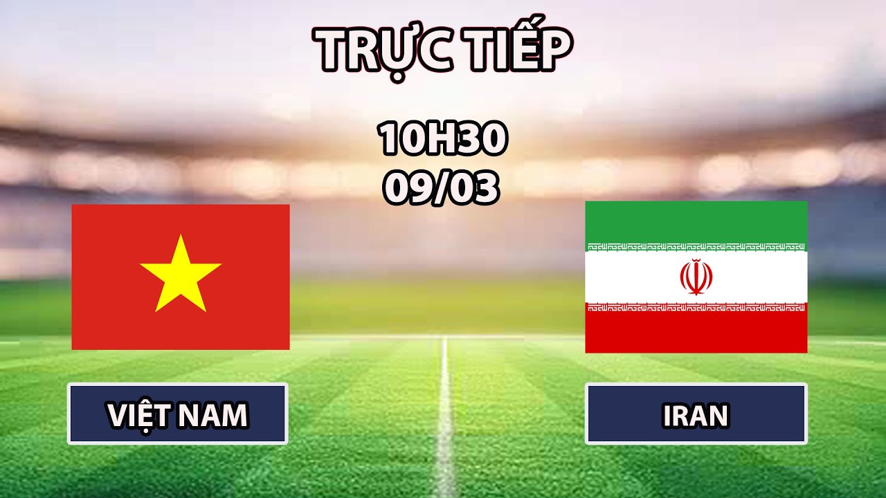 🔴U20 NỮ VIỆT NAM - U20 NỮ IRAN | VÒNG LOẠI CHÂU Á | TẤN CÔNG NHƯ VŨ BÃO CỦA VN