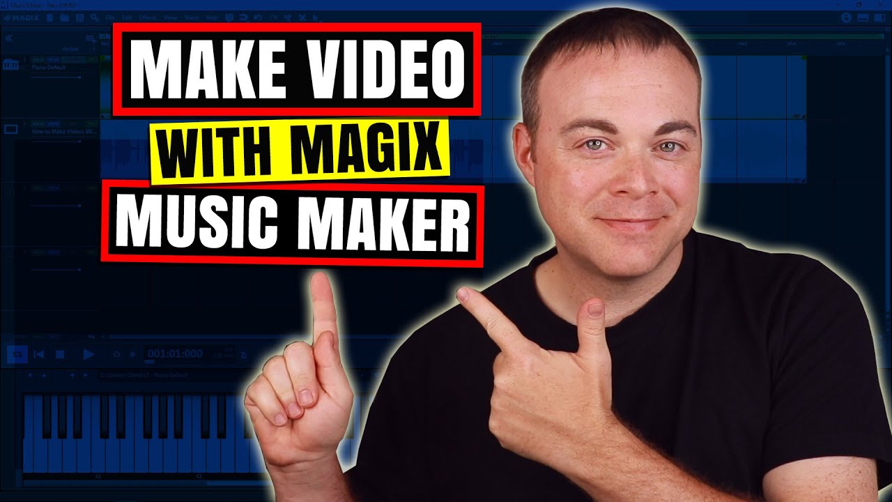 How to Make Video With Music and Pictures in Magix Music Maker Tutorial