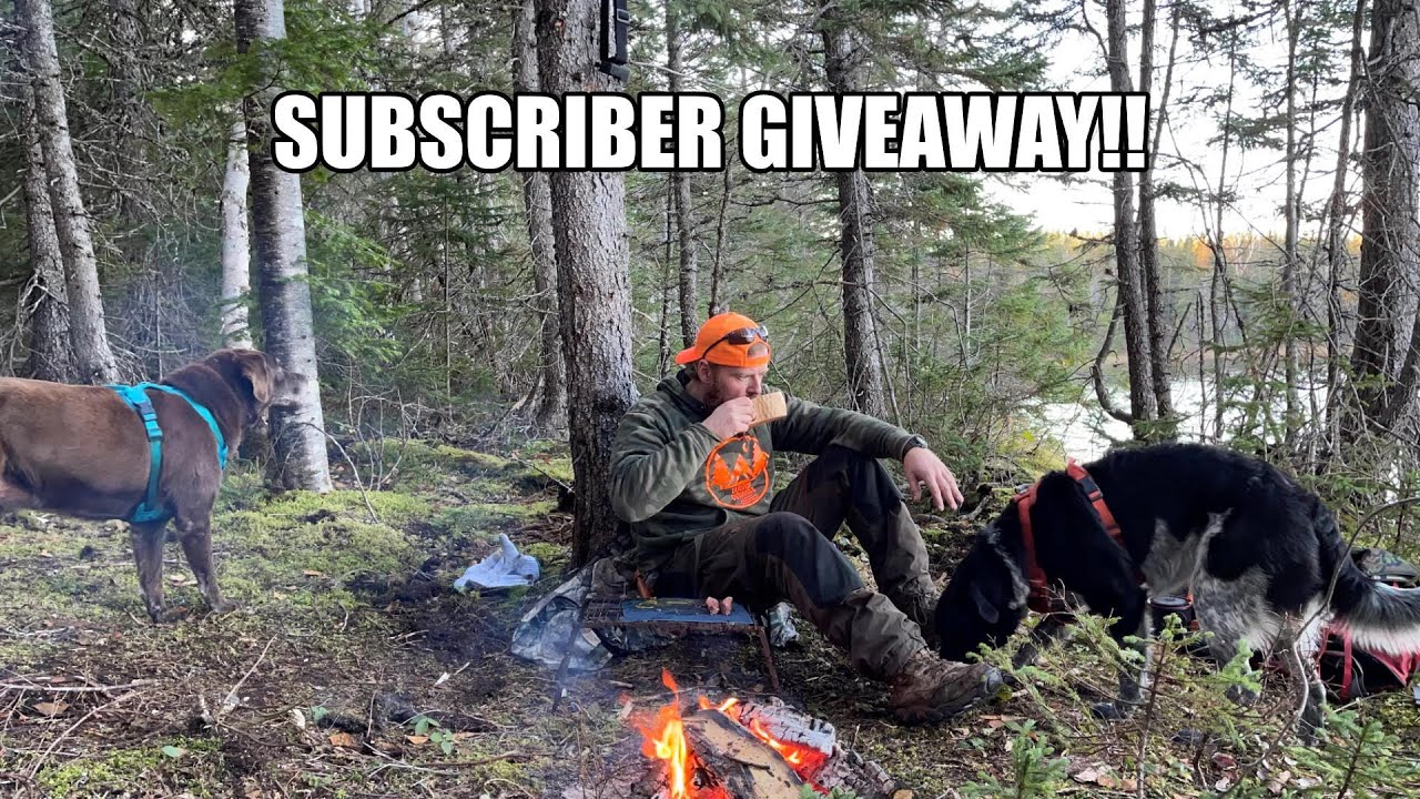 Campfire Cooking, Fresh Moose Tenderloin, Small Game Hunting and SUBSCRIBER GIVEAWAY!!