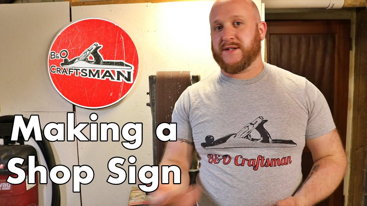 Making a shop sign