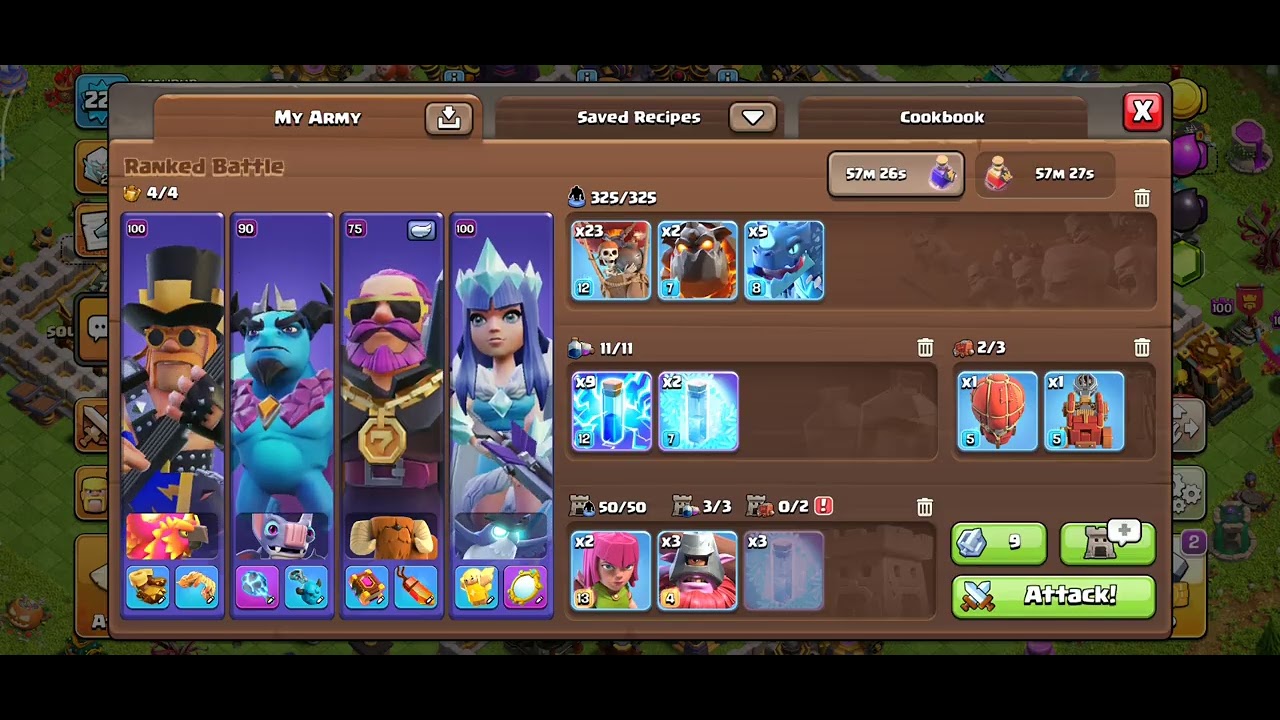 Clash Of Clan ElecLavaLoon!