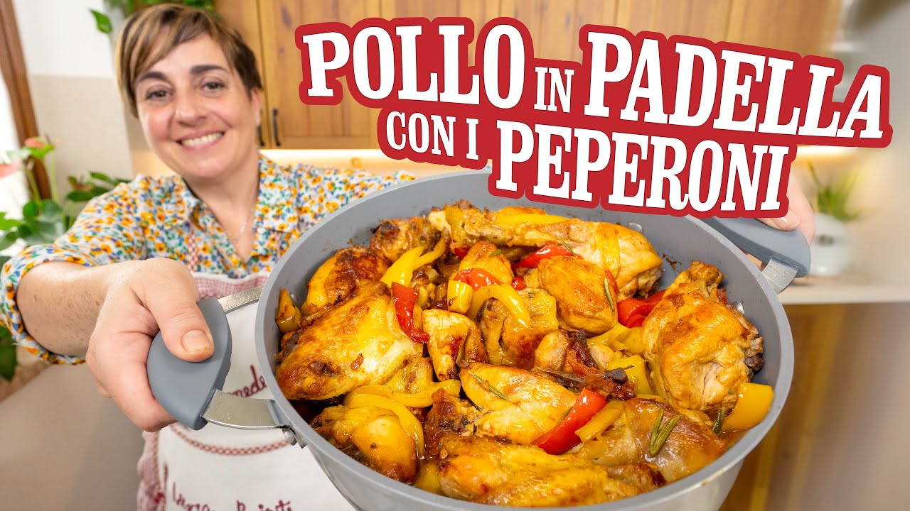 POLLO E PEPERONI IN PADELLA Ricetta Facile - Fatto in Casa da Benedetta