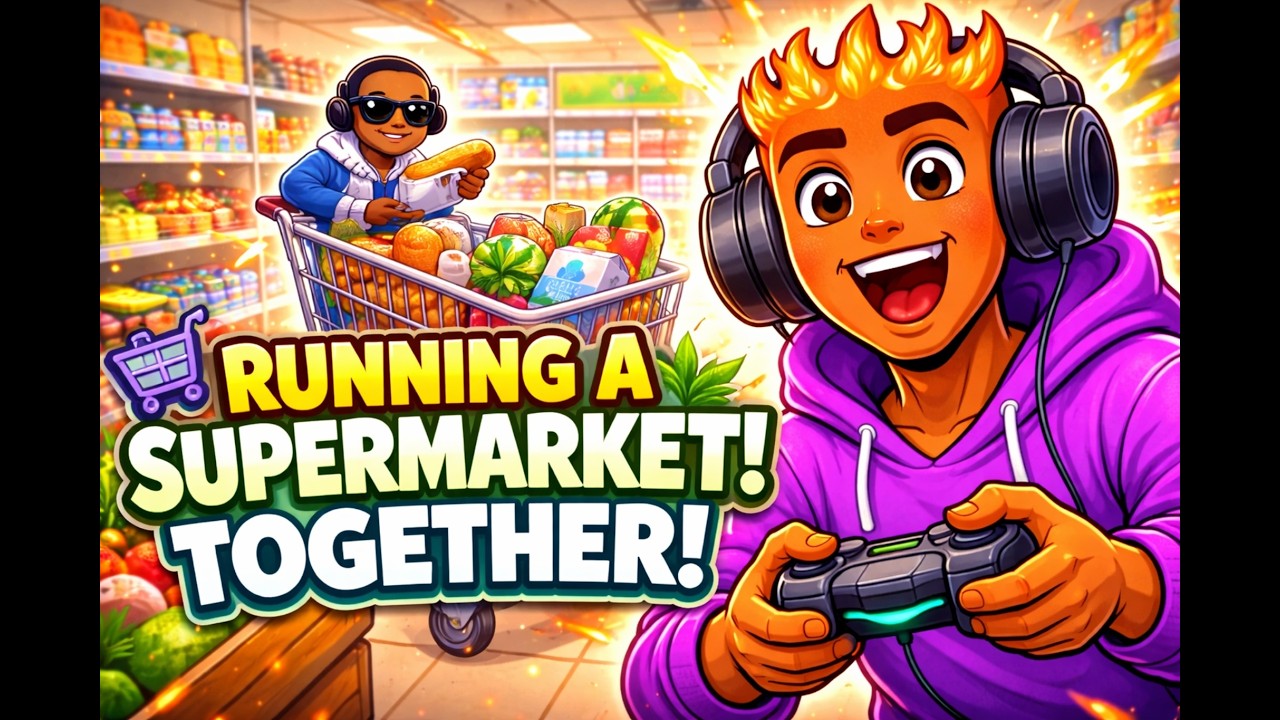 Can We Run This Supermarket? | Supermarket Together | LIVE  | EXPERTMUFFIN