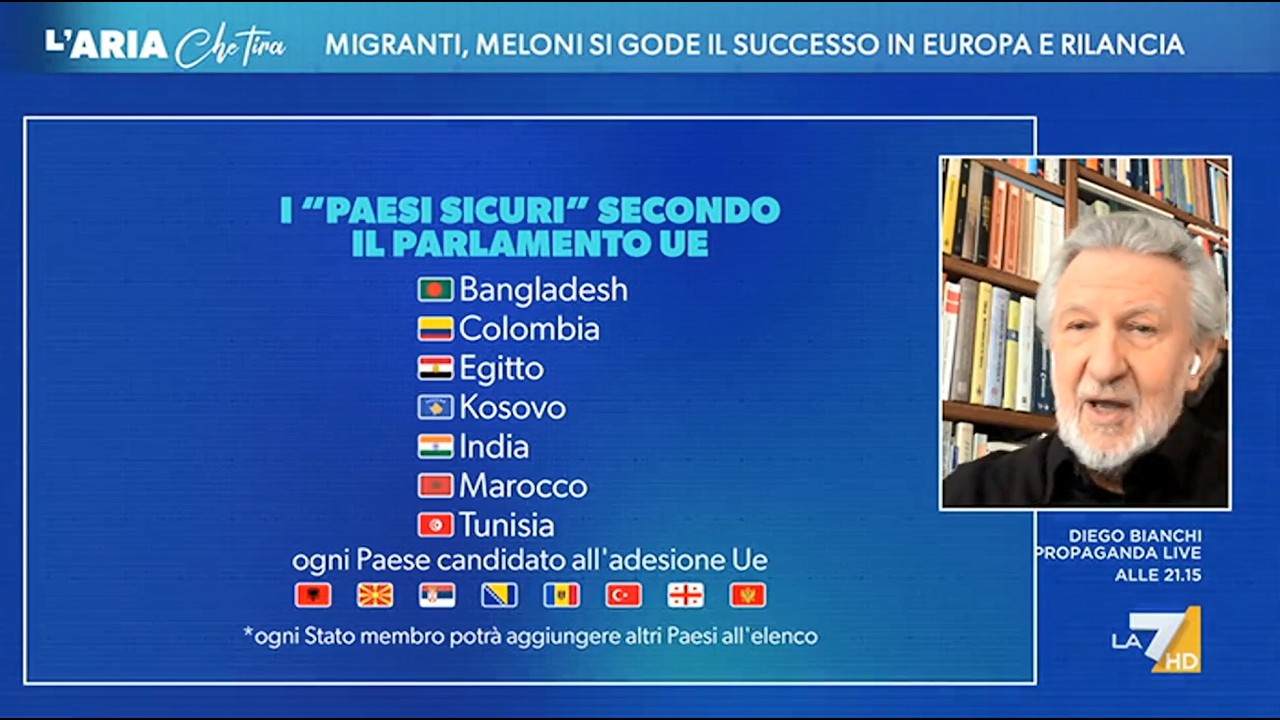 Odifreddi da Parenzo: confronto col leghista sull'immigrazione