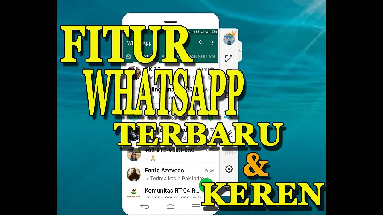 FITUR WHATSAPP TERBARU DAN KEREN