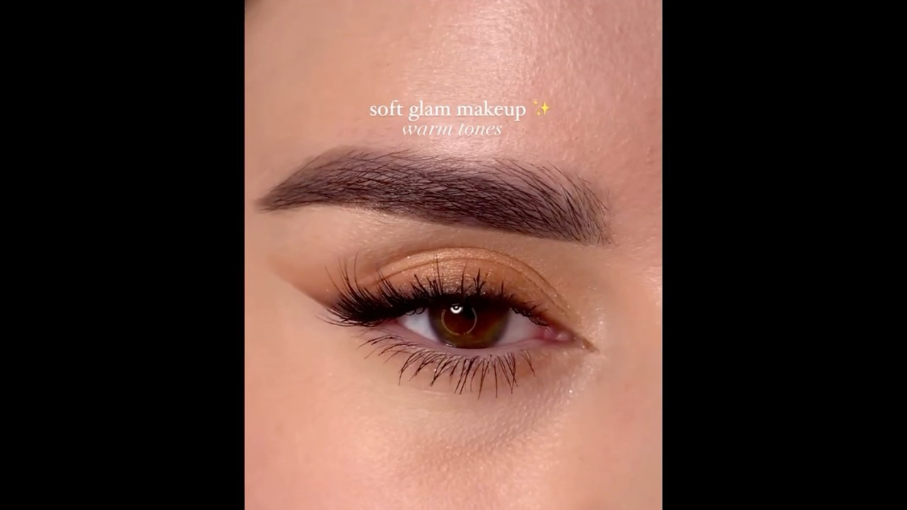 Warm tone Eye Makeup tutorial✨#tutorial#eyelook#eyemakeup#eyes#eyeshadow#beauty#trend#soft#glam#best