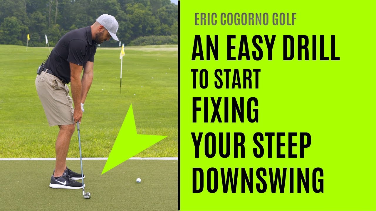 GOLF: An Easy Drill To Start Fixing Your Steep Downswing