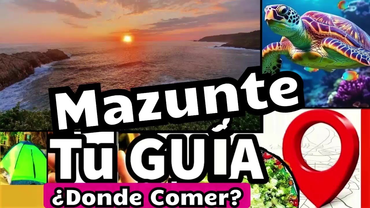 🔴6 LUGARES 🍀IMPERDIBLES QUE TIENES QUE VISITAR EN👉 MAZUNTE OAXACA Mexico, PUEBLO MÁGICO.