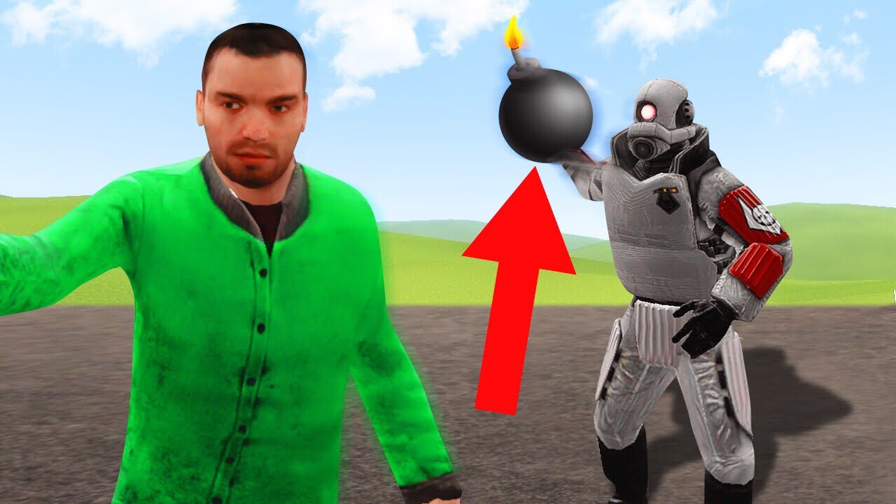 ПОСЛЕДНИЙ, КТО КОСНЁТСЯ БОМБЫ, УМИРАЕТ! (Смешные моменты Gmod)