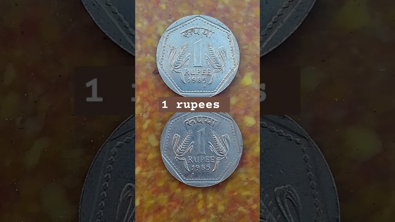 1 RS 1985 india 