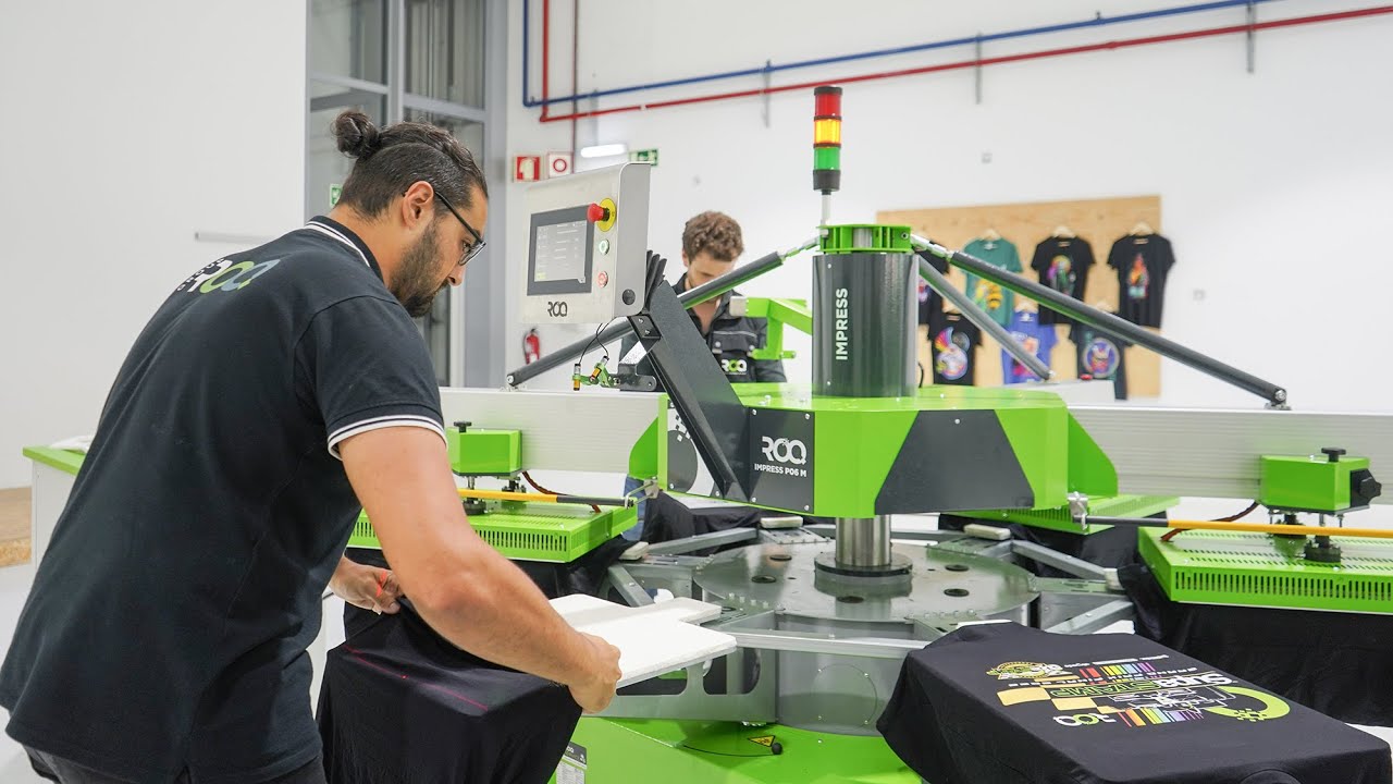 ROQ IMPRESS | Automatic heat transfer press for high production