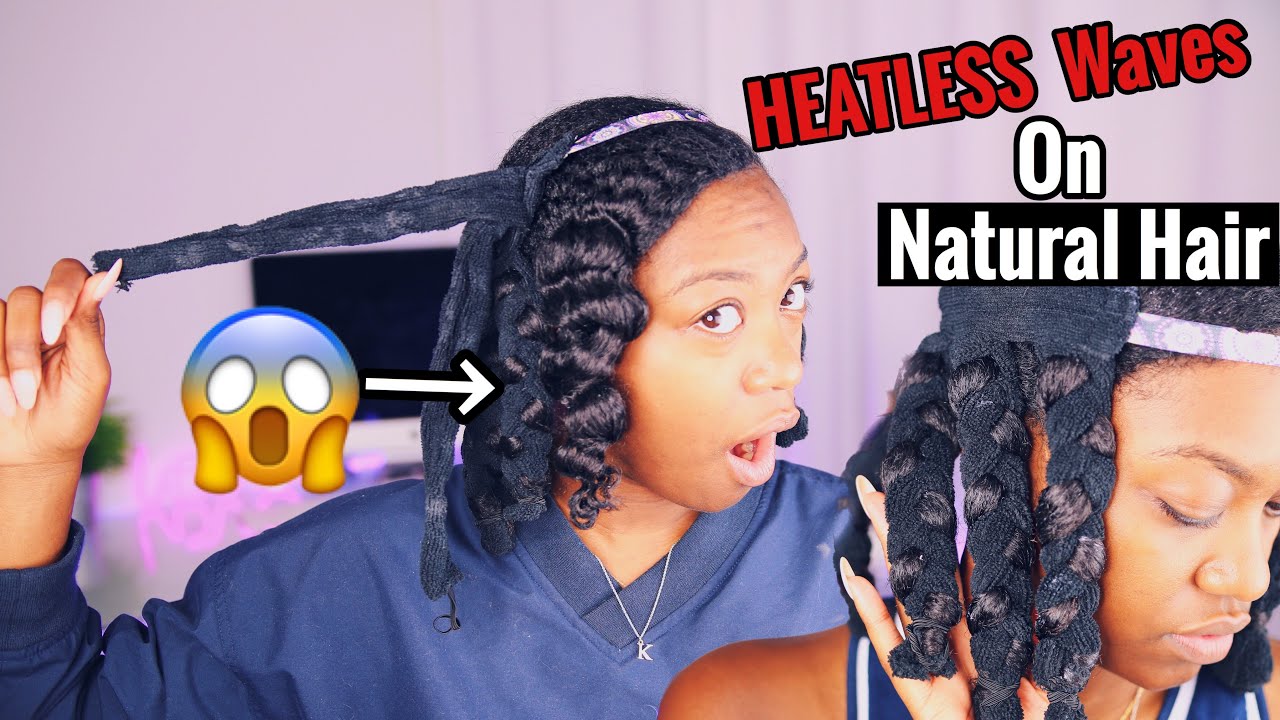 Octocurl HEATLESS Waves on Natural Hair?!?? | SHOOK AF SIS!!!!