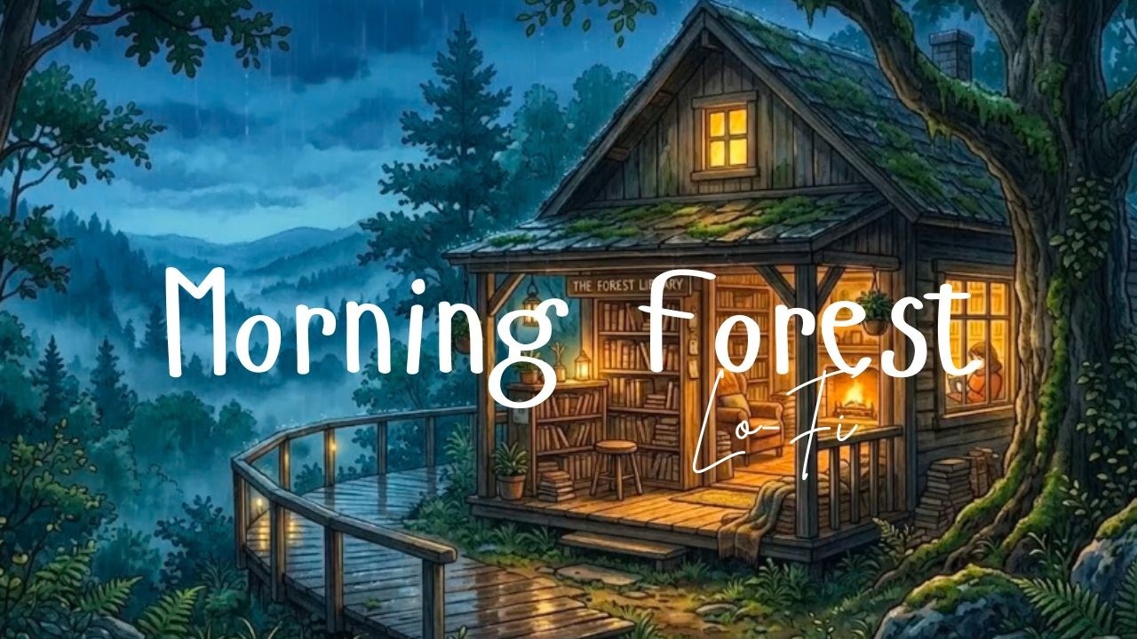 Morning Forest Lofi 🌲 | Chill Nature Beats for Relaxation, Relaxing Lofi Study & Sleep Music