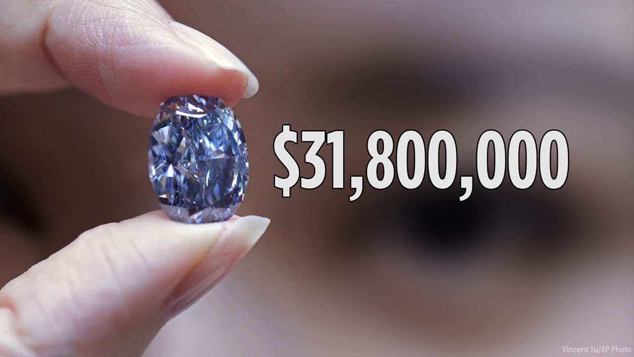 Blue diamond sells for record-setting $31.8 million