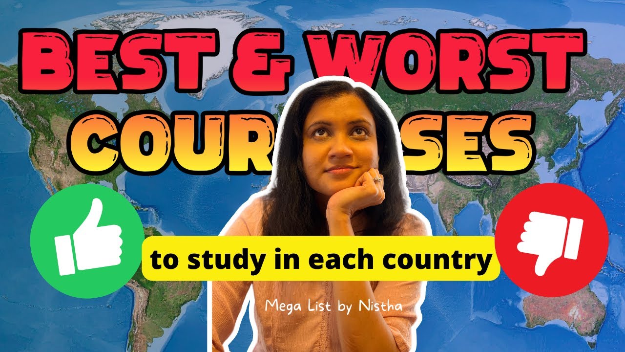 MEGA LIST - Highest & Lowest ROI Majors to study abroad in 2026!