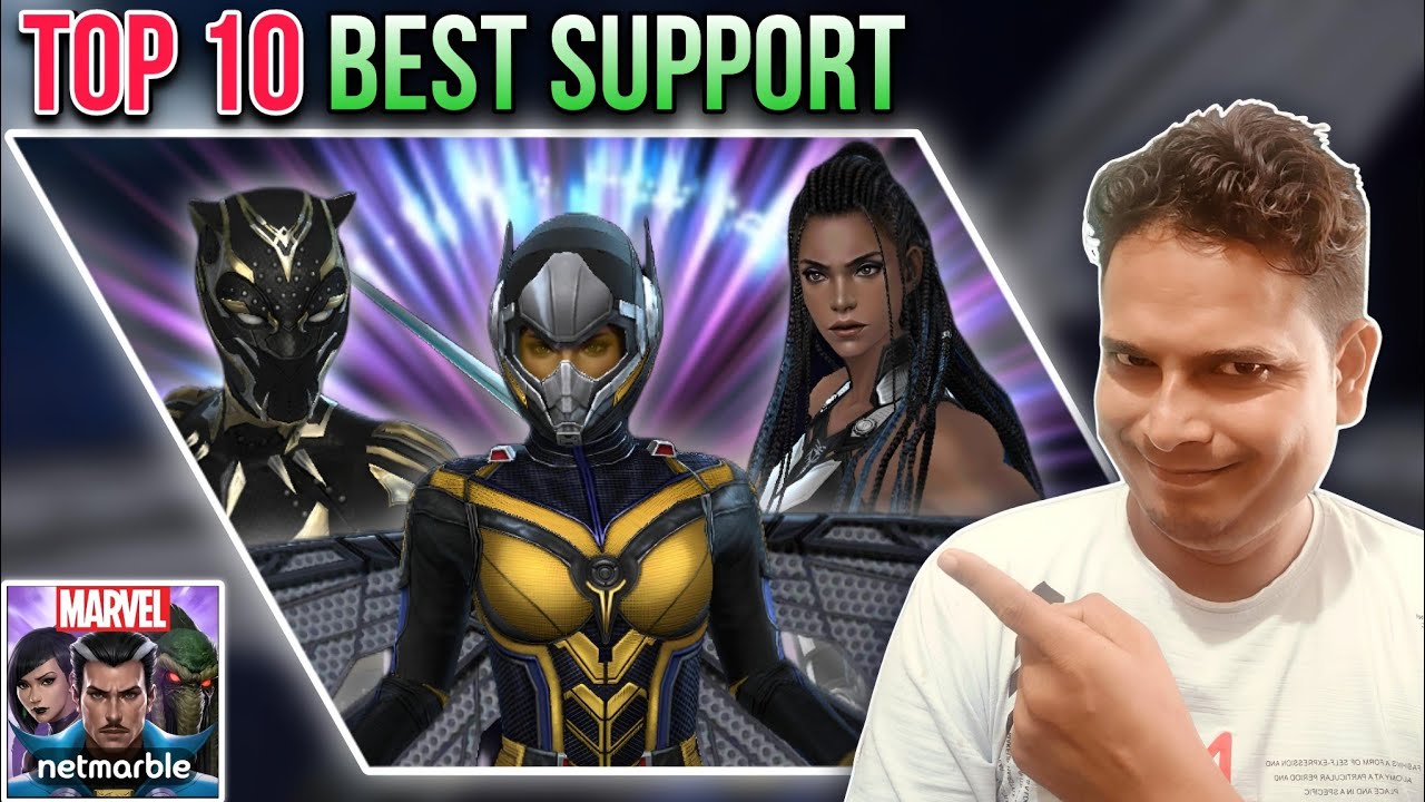 TOP 10 best support character in mff | marvel future fight