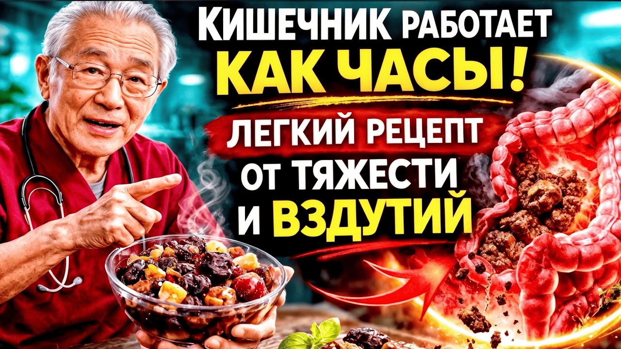 КИШЕЧНИК ВЫЧИЩАЕТ ВСЁ ЛИШНЕЕ! 