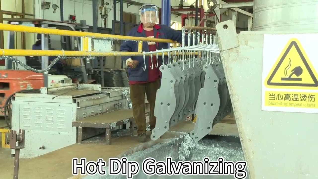 Hot dip galvanizing in the production process of electric power fittings